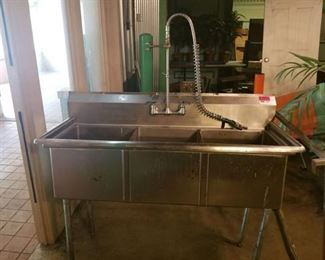 3 Bay Stainless Sink