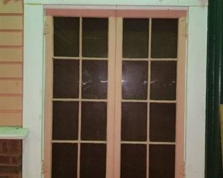 2 Sets of Vintage Windows