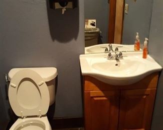 Men's Restroom, all Contents except signs