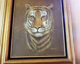 Tiger painting by Franklin