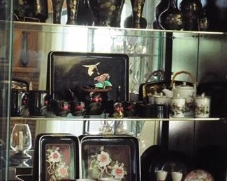 Oriental porcelain collection