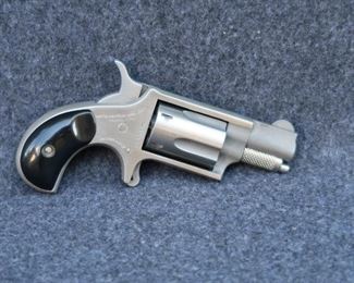 North American Arms Mini-Revolver, Stainless Steel, .22LR                                                                                                                          Condition Is Excellent.