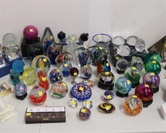 Glass Art And Paper Weights