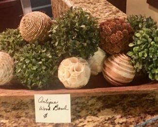 Vintage Wooden Bowl