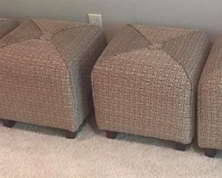 4 Matching Ottomans