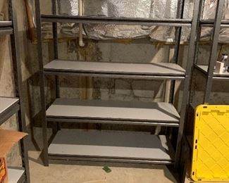 Industrial weight storage shelves (4)