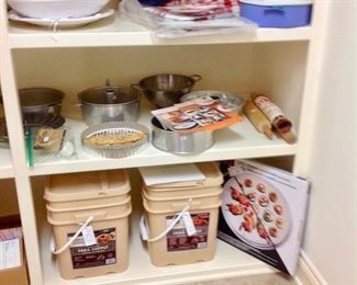 Bottom Shelf- Food Supplies in case of an emergency