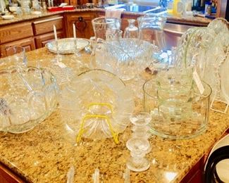 Glassware items