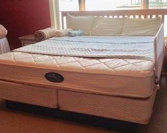 King Mattress Set, King Headboard, and 2 King BedFrames. 