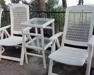 Some of the Patio furniture