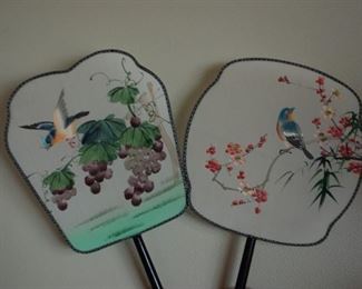 Chinese Hand Painted Silk Fans