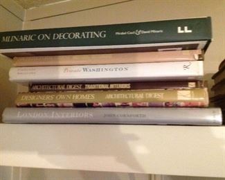 Coffee table books on decorating 