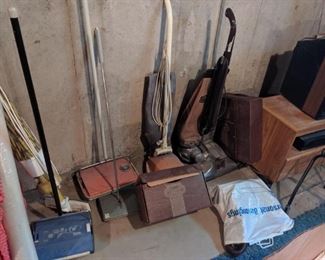 Vintage Kirby's and other vacuums 