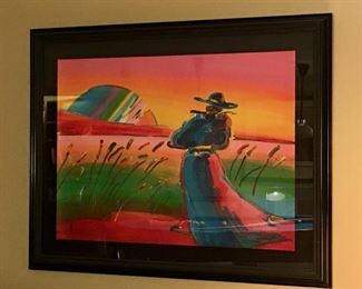 Peter Max signed lithograph