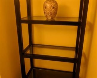 restoration hardware powder room shelf 