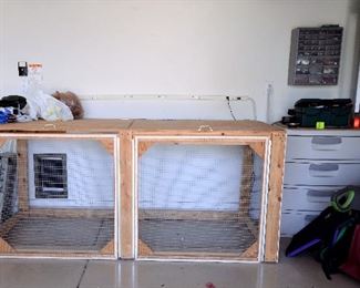 Large custom made animal pen.