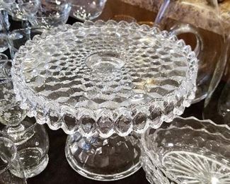 A large collection of Fostoria "American" glassware