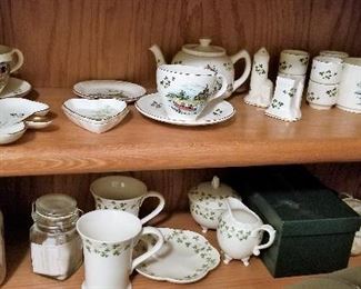 Belleek "Shamrock" collection.