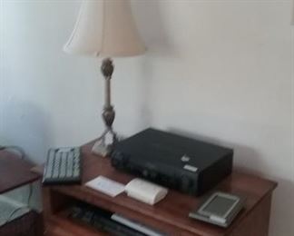 Side Table,  VHS,  DVD Player