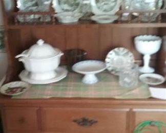 China Cabinet & Dishes