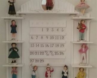 Shirley Temple Monthly Calendar Decor, Changeable