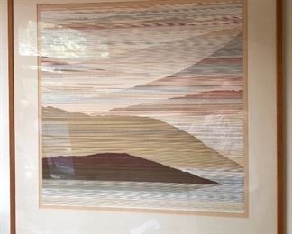 Marcus Uzilevsky, American, 20th C, "Mt. Zion" - Inscribed lower left in graphite, AP