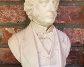 Parian Bust of Charles Sumner