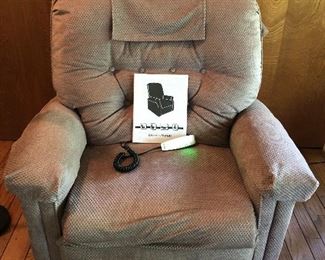 Pride Lift Chair, virtually new