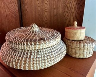 Handmade baskets
