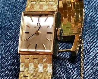 14 K Omega Ladies watch