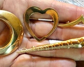 14 and 18K MCM Pins - one on left is Hans Hansen
