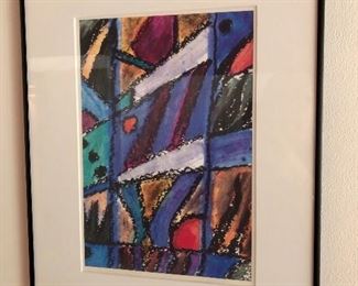 Signed contemporary art