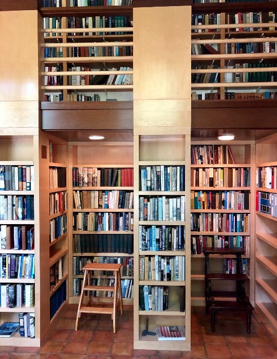 Library: two floors full with appx. 10,000 books on American History, the Civil War, Slavery, Thomas Wolfe, Lincoln, Charles Sumner, Literature of all kinds, - rare books and ephemera! 