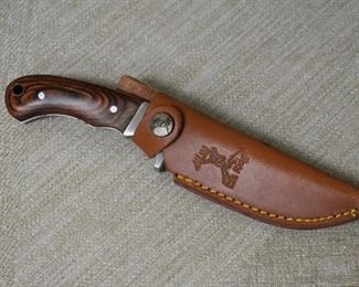 9.5" Elkridge Pakka Wood Knife