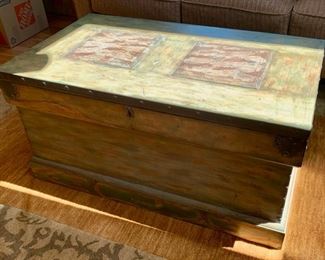 Pottery Barn coffee table chest