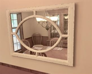 Pottery Barn distressed mirror