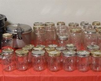 Knox, Ball, and Kerr Canning Jars 