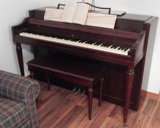 Wurlitzer Piano and Stool