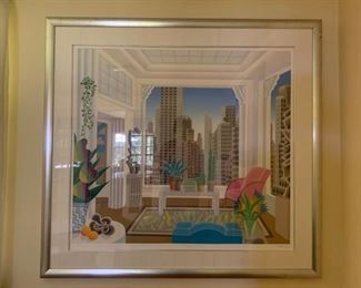 Thomas McKnight Serigraph, Signed and Numbered