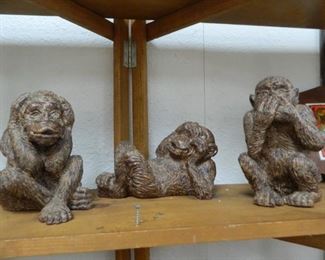 Monkeys - see no evil, speak no evil and hear no evil
