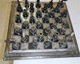 Unique hand made chess set