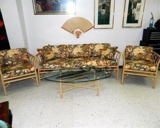 Vintage Meadowcraft patio set - rare and excellent condition