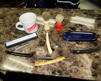Vintage shaving items