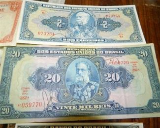 Foreign paper money