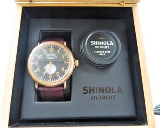 Shinola Watch in case