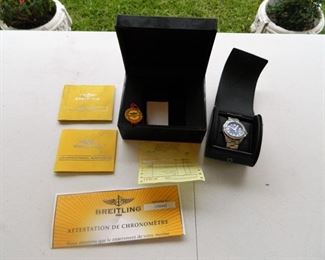 Breitling Colt watch w/original case and paperwork