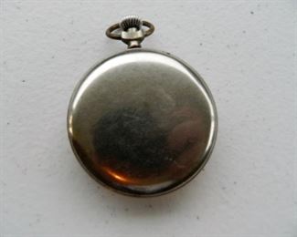 Back of Swiss pocket watch