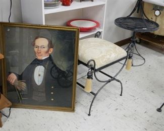 Picture, vanity stool