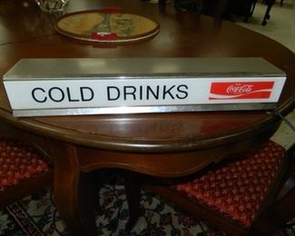 Vintage Coca-Cola lighted sign (2 available)