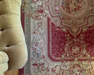 Aubusson Needle Point Style Rug
